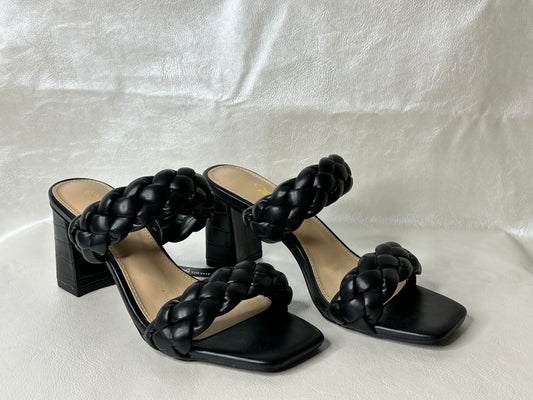 Atiile Fit Black Rope Heels