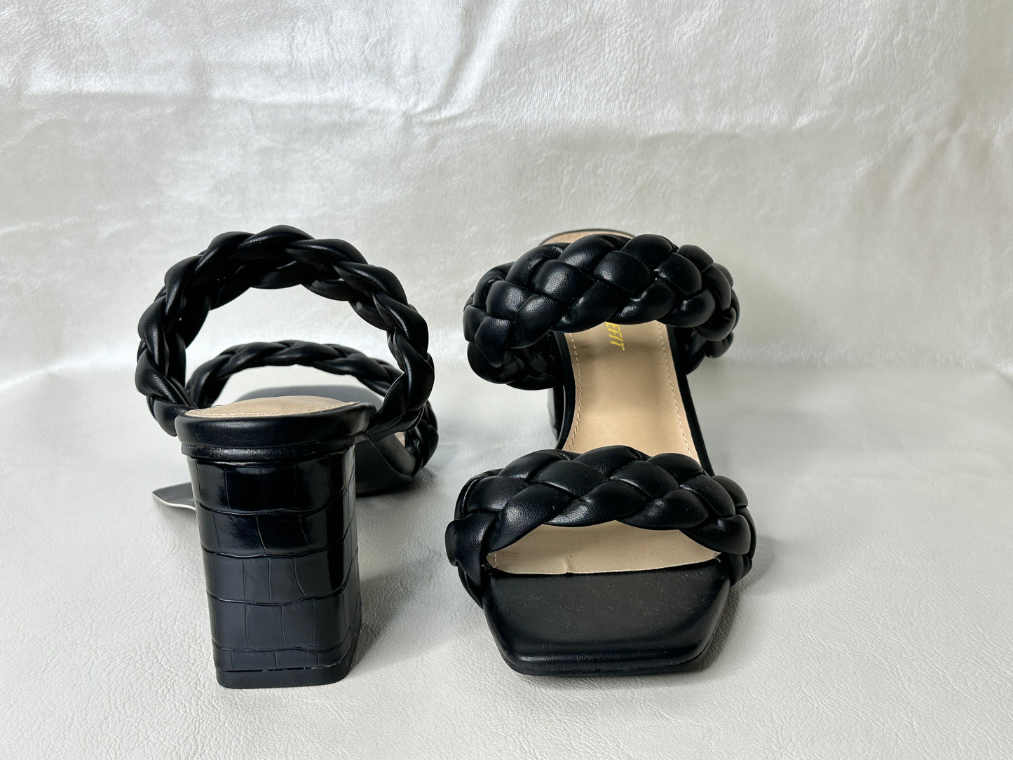 Atiile Fit Black Rope Heels